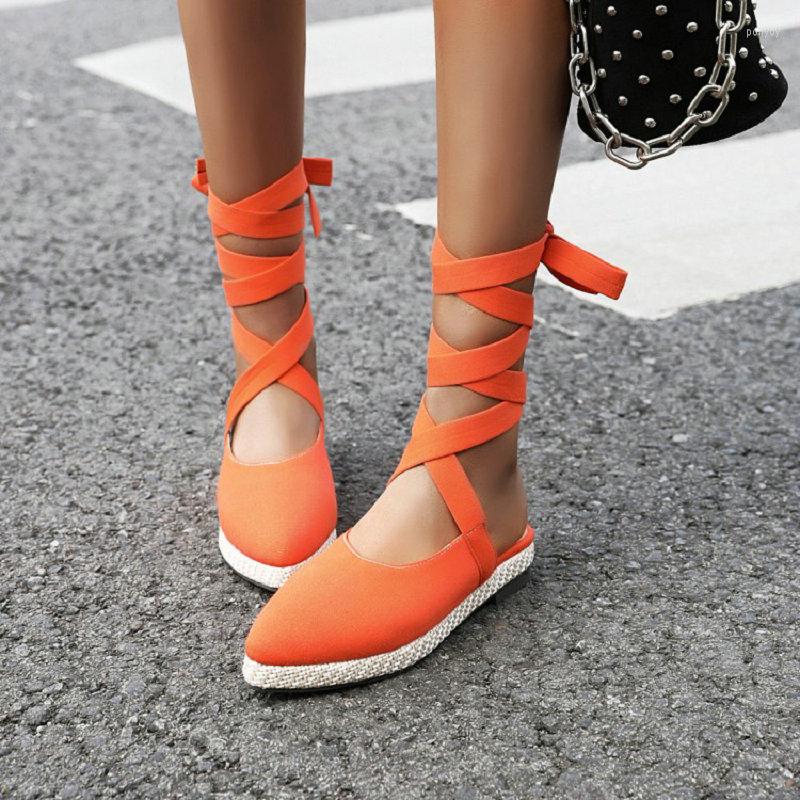 Sandals Sianie Tianie 2023 Summer Orange Yellow Casual Leisure Womens Ankle Strap Cross-tied Woman Flats Plus Size 46 45
Sandals Sianie Tianie 2023 Summer Orange Yellow Casual Leisure Womens Ankle Strap Cross-tied Woman Flats Plus Size 46 45