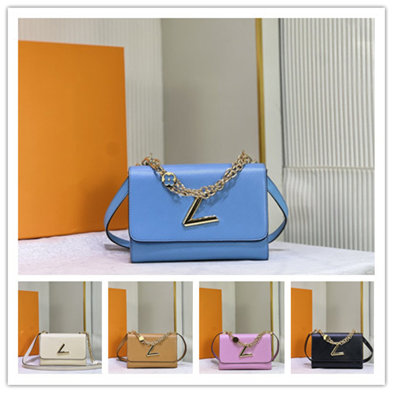 Designer Luxury GHW Twist PM Portefeuille Gold Hardware M59405 crossbody Bag Shoulder Bags Taurillon Leather
Designer Luxury GHW Twist PM Portefeuille Gold Hardware M59405 crossbody Bag Shoulder Bags Taurillon Leather