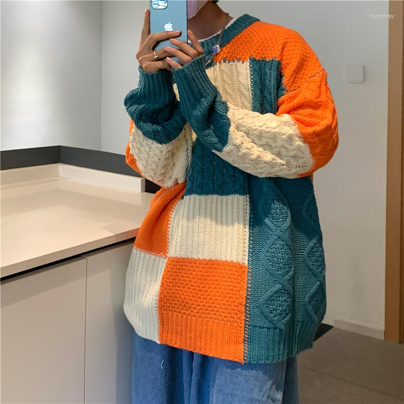 Men's Sweaters Patchwork Loose Knitted Men's Winter Pullover Sweater Men 2023 Contrast Color High Street Casual Pull Homme, Blue
Men's Sweaters Patchwork Loose Knitted Men's Winter Pullover Sweater Men 2023 Contrast Color High Street Casual Pull Homme, Blue