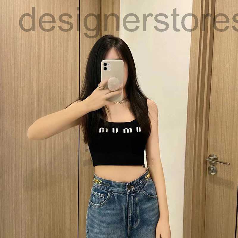 Women' Tanks & Camis Designer 2023 spring and summer slim sexy U-neck knitted short sling vest E5TH, Black5
Women' Tanks & Camis Designer 2023 spring and summer slim sexy U-neck knitted short sling vest E5TH, Black5