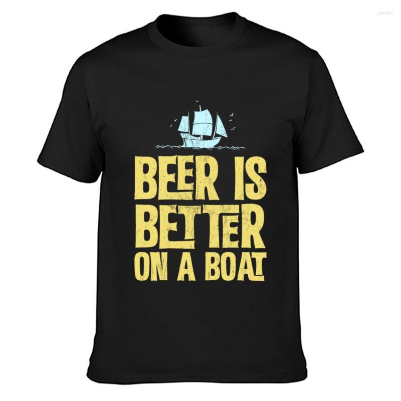 Men's T Shirts Beer Is Better On A Boat Funny Gift Boating Shirt Slim Summer Style Basic Print Cotton Normal O-Neck, White
Men's T Shirts Beer Is Better On A Boat Funny Gift Boating Shirt Slim Summer Style Basic Print Cotton Normal O-Neck, White