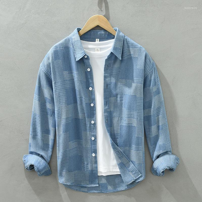 Men's Casual Shirts 2023 Spring Men's Black Denim Shirt Japanese Simple Fashion All-match Loose Jean Jacket Autumn Brand Male High, Blue
Men's Casual Shirts 2023 Spring Men's Black Denim Shirt Japanese Simple Fashion All-match Loose Jean Jacket Autumn Brand Male High, Blue