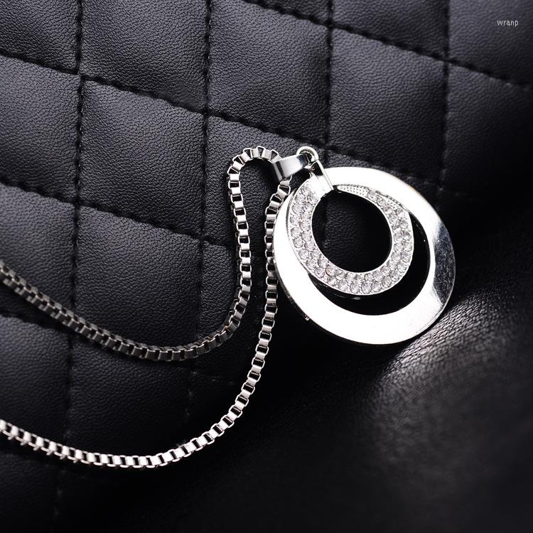 Pendant Necklaces Long Chain Female Necklace Crystal Rhinestone Gift Jewelry Accessories Collar
Pendant Necklaces Long Chain Female Necklace Crystal Rhinestone Gift Jewelry Accessories Collar