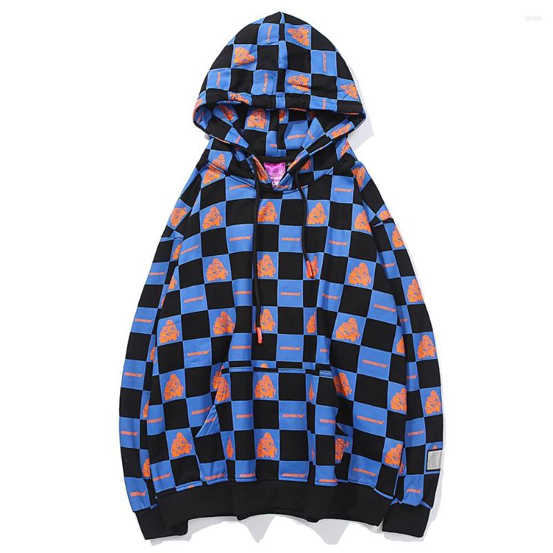 Men's Hoodies Color Block Plaid Pullover Hoodie Men Streetwear Hip Hop Kangaroo Pocket Hooded Sweatshirt Male Top Clothes 2023 Fashion, Blue
Men's Hoodies Color Block Plaid Pullover Hoodie Men Streetwear Hip Hop Kangaroo Pocket Hooded Sweatshirt Male Top Clothes 2023 Fashion, Blue