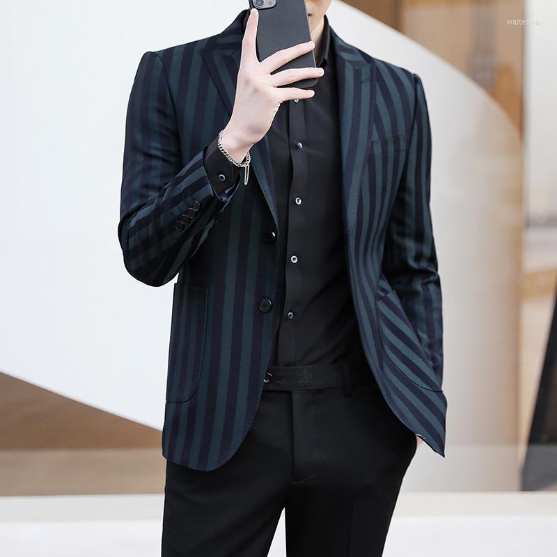 Men's Suits Men Suit Autumn Brand Fashion Stripe High Quality Boutique Watermelon Green Leisure Slimming Wedding Party Dress Dance, Watermelon is green
Men's Suits Men Suit Autumn Brand Fashion Stripe High Quality Boutique Watermelon Green Leisure Slimming Wedding Party Dress Dance, Watermelon is green