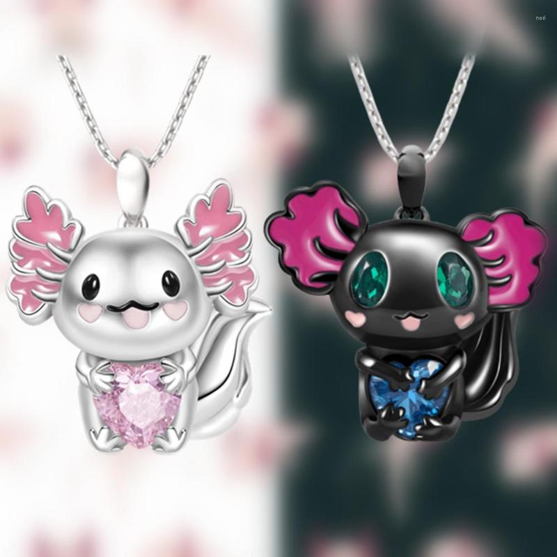 Pendant Necklaces Fashion European And American INS Cartoon Style Axolotl Necklace Classic Animal Hug Love Crystal Series Women's
Pendant Necklaces Fashion European And American INS Cartoon Style Axolotl Necklace Classic Animal Hug Love Crystal Series Women's