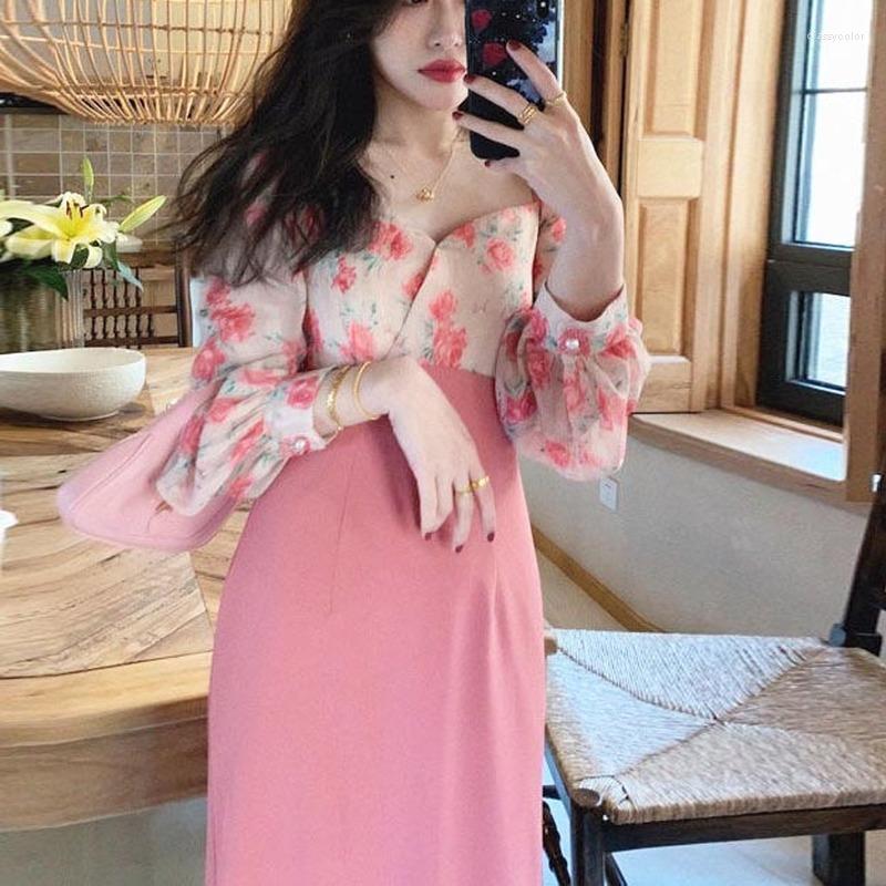 Casual Dresses Summer Patchwork Floral Dress Women Elegant Slim Fit Chic Print Sweet Female High Street Pretty Party 2023, Blue
Casual Dresses Summer Patchwork Floral Dress Women Elegant Slim Fit Chic Print Sweet Female High Street Pretty Party 2023, Blue
