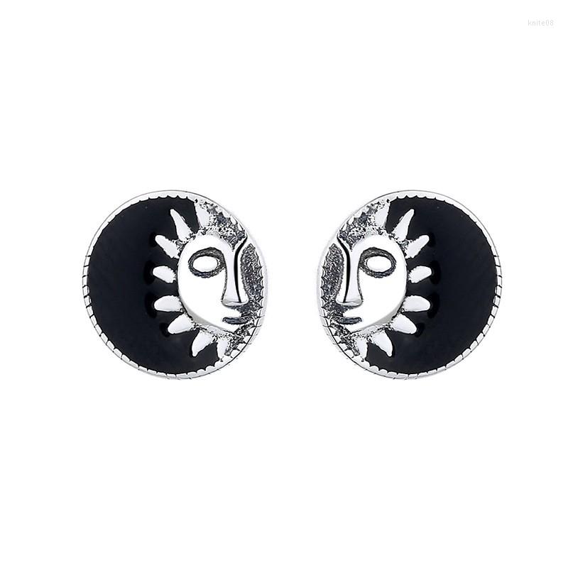 Stud Earrings 093FR ZFSILVER S925 Silver Korean Fashion Trendy Design Simple Retro Black Enamel Sun Star Charms Jewelry Party Women
Stud Earrings 093FR ZFSILVER S925 Silver Korean Fashion Trendy Design Simple Retro Black Enamel Sun Star Charms Jewelry Party Women