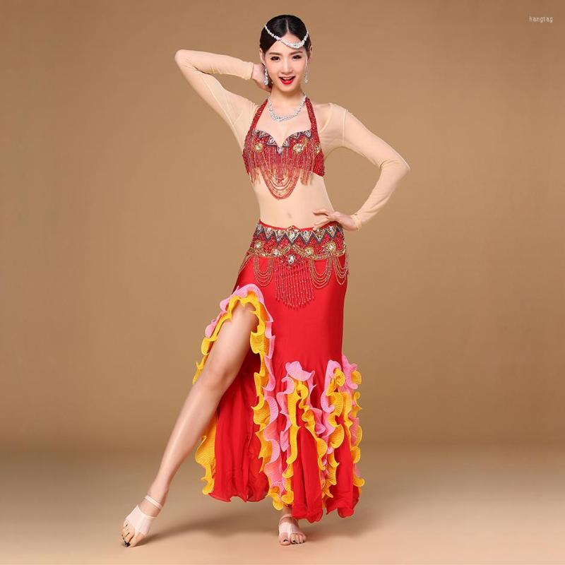 Stage Wear Performance Dancewear 2023 Belly Dance Clothing Oriental 3pcs Beaded Outfit Bra Belt Skirt Women Costume Set, Royal blue
Stage Wear Performance Dancewear 2023 Belly Dance Clothing Oriental 3pcs Beaded Outfit Bra Belt Skirt Women Costume Set, Royal blue