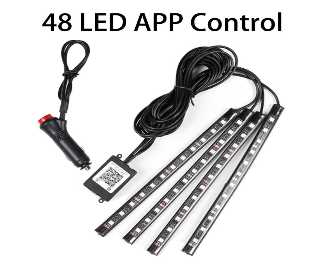 4Pcs 48leds Car RGB LED Neon Interior Light Lamp Strip Decorative Atmosphere Lights Wireless Phone APP Control For Android IOS8275710
4Pcs 48leds Car RGB LED Neon Interior Light Lamp Strip Decorative Atmosphere Lights Wireless Phone APP Control For Android IOS8275710