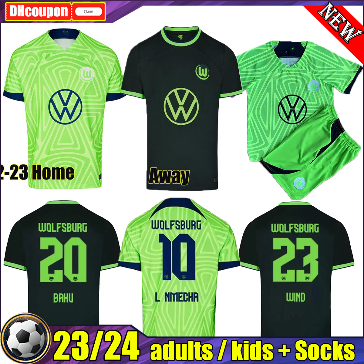 22/23 WEGHORST VfL Wolfsburg Soccer jerseys STEFFEN BREKALO 2022 2023 Football Shirt ARNOLD XAVER MBABU GUILAVOGUI MEHMEDI ROUSSILLON men kids kit uniforms, 03
22/23 WEGHORST VfL Wolfsburg Soccer jerseys STEFFEN BREKALO 2022 2023 Football Shirt ARNOLD XAVER MBABU GUILAVOGUI MEHMEDI ROUSSILLON men kids kit uniforms, 03