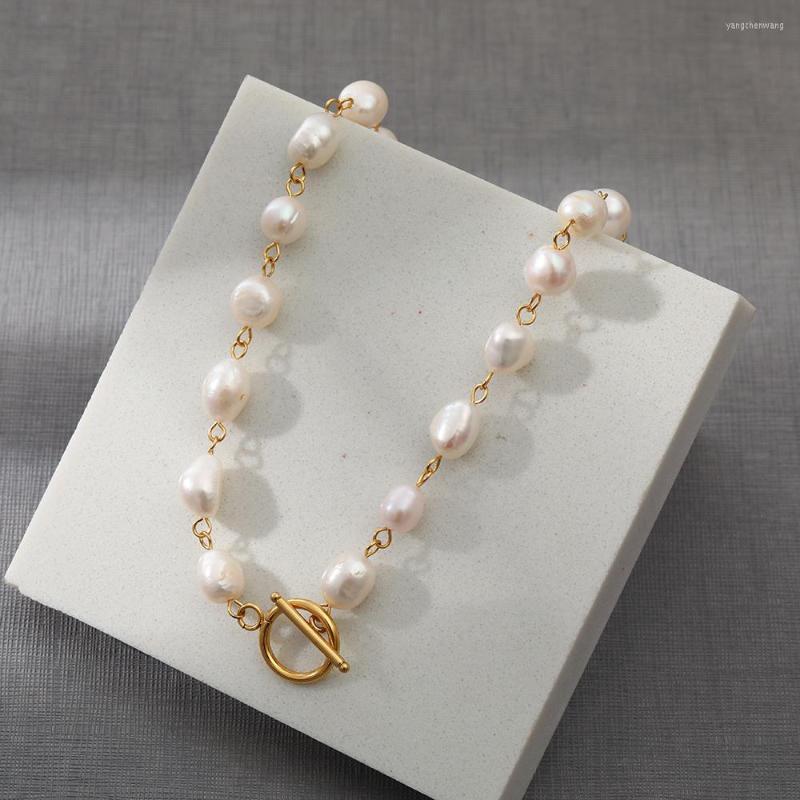 Choker Fashion Natural Freshwater Pearl Waterproof And Fade Resistant Stainless Steel Ladies Necklace Luxury 18K Real Gold Plated
Choker Fashion Natural Freshwater Pearl Waterproof And Fade Resistant Stainless Steel Ladies Necklace Luxury 18K Real Gold Plated