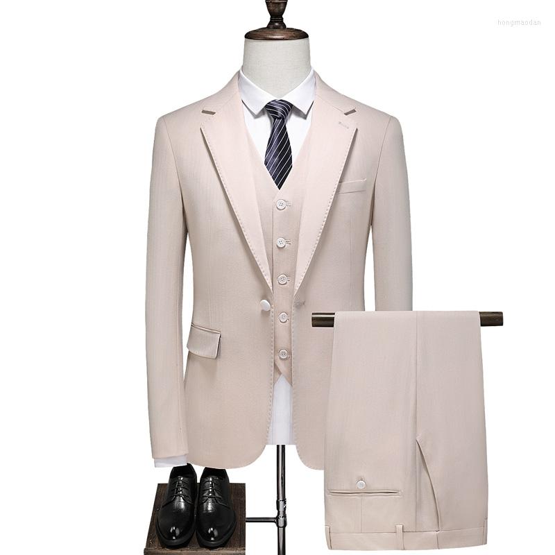 Men's Suits Suit Three Piece Gorgeous Jacket Vest Trousers Men's Handsome Fashion Business City Casual, Apricot
Men's Suits Suit Three Piece Gorgeous Jacket Vest Trousers Men's Handsome Fashion Business City Casual, Apricot
