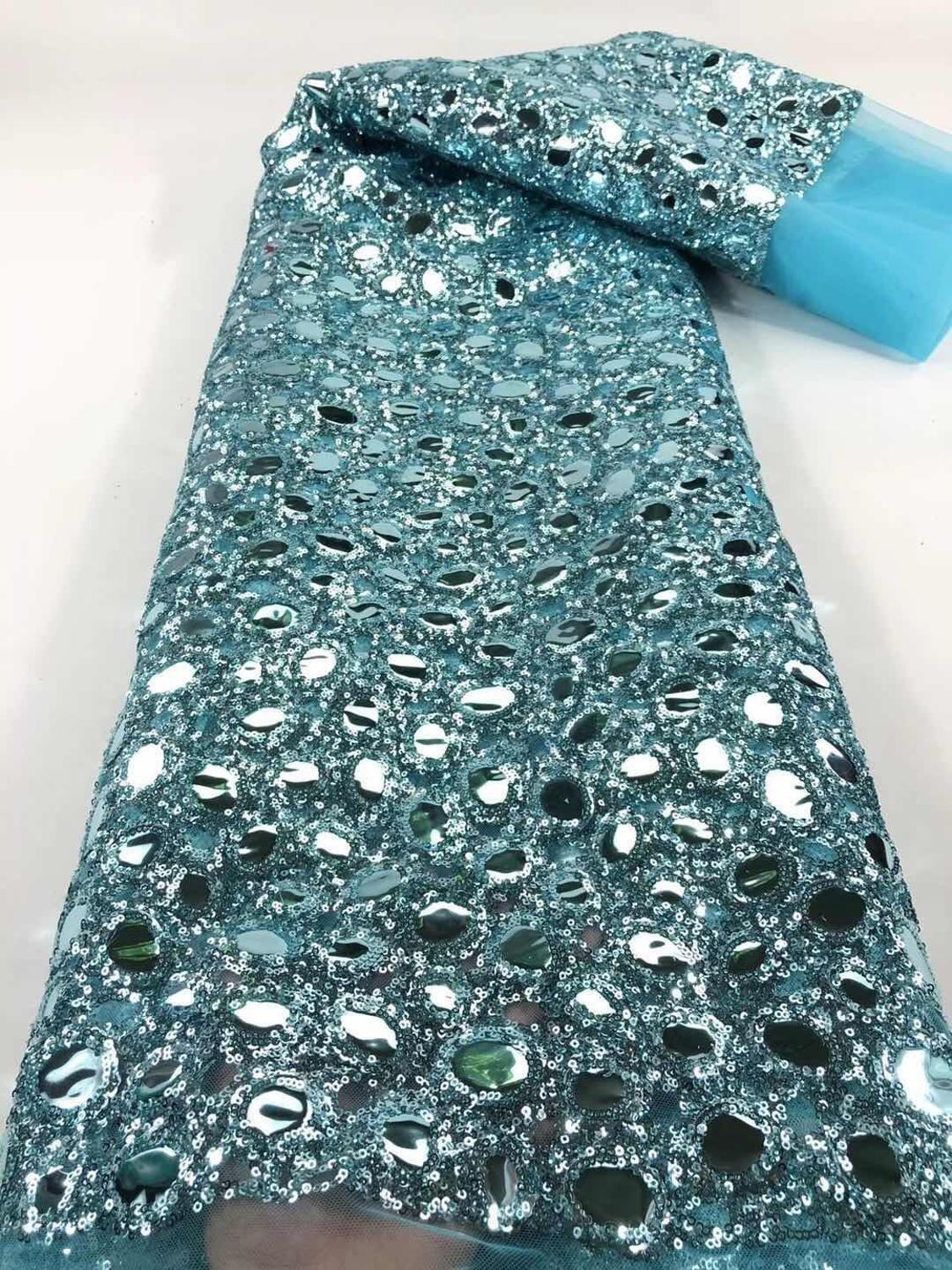 Sparkle Gold Sequin Mermaid Prom Dress For Black Girls Luxury Aso Ebi Long Sleeve Crystal Evening Gowns 2023 Slit Formal African Nigeria Plus Size Ves