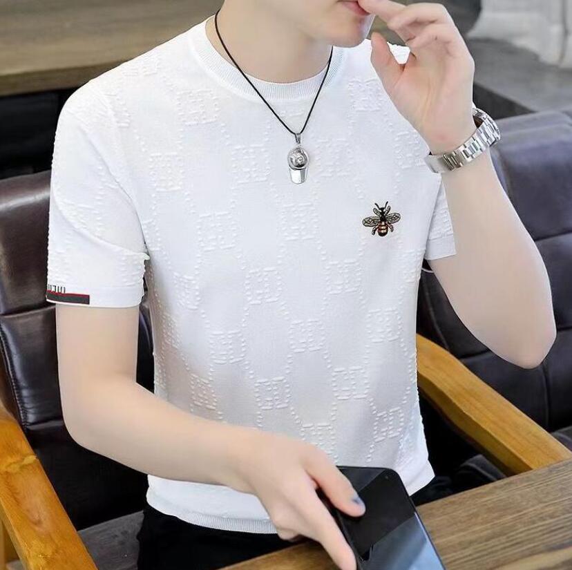 2023GG Designer Mens T-Shirts Slim Fit Knitted T Shirt O-Neck Homme Streetwear Fashion Men Casual T-Shirt, 12
2023GG Designer Mens T-Shirts Slim Fit Knitted T Shirt O-Neck Homme Streetwear Fashion Men Casual T-Shirt, 12