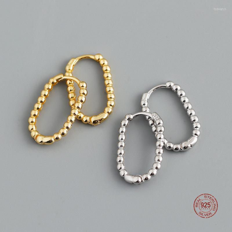 Hoop Earrings LKO Real 925 Sterling Silver Simple Beads For Women Ear Cuffs Girl Chic Birthday Goth Punk Style Jewelry
Hoop Earrings LKO Real 925 Sterling Silver Simple Beads For Women Ear Cuffs Girl Chic Birthday Goth Punk Style Jewelry