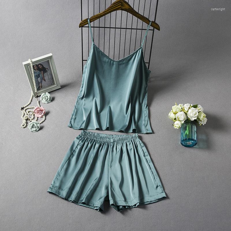 Women's Sleepwear Summer Womens Suspender Pajamas Set Sexy Nightwear V-Neck Silky Satin Home Clothes Loungewear, Beige
Women's Sleepwear Summer Womens Suspender Pajamas Set Sexy Nightwear V-Neck Silky Satin Home Clothes Loungewear, Beige