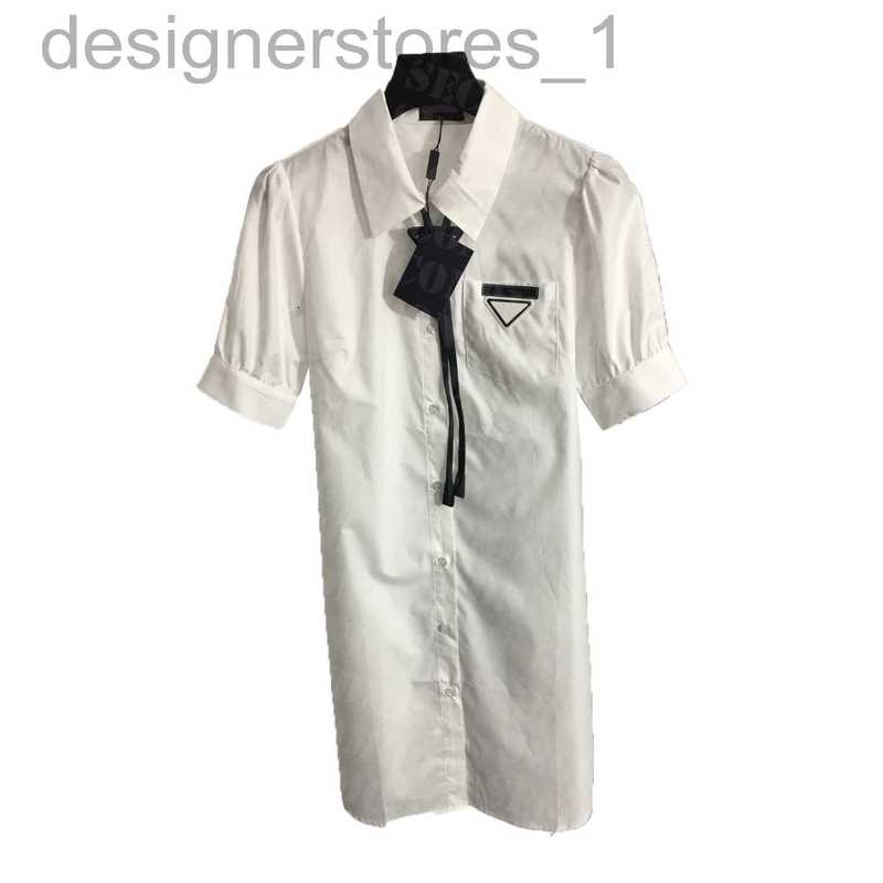 designer Short Sleeve Shirt Dress Triangle Badge Designer Dresses Neck Tie Decoration Clothing Solid Color Lapel Clothes SPU4, Black
designer Short Sleeve Shirt Dress Triangle Badge Designer Dresses Neck Tie Decoration Clothing Solid Color Lapel Clothes SPU4, Black