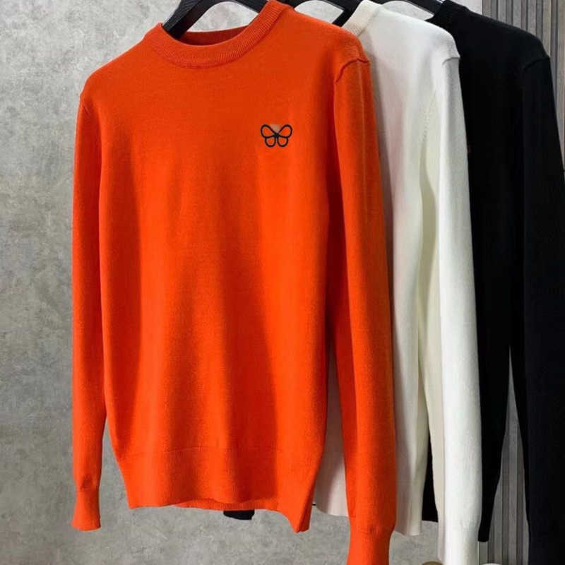Winter pullover knitwear men women wool sweaters designer sweater bv 3d butterfly embroidery round neck long sleeve tshirt warm sweatshirt, No.low3
Winter pullover knitwear men women wool sweaters designer sweater bv 3d butterfly embroidery round neck long sleeve tshirt warm sweatshirt, No.low3