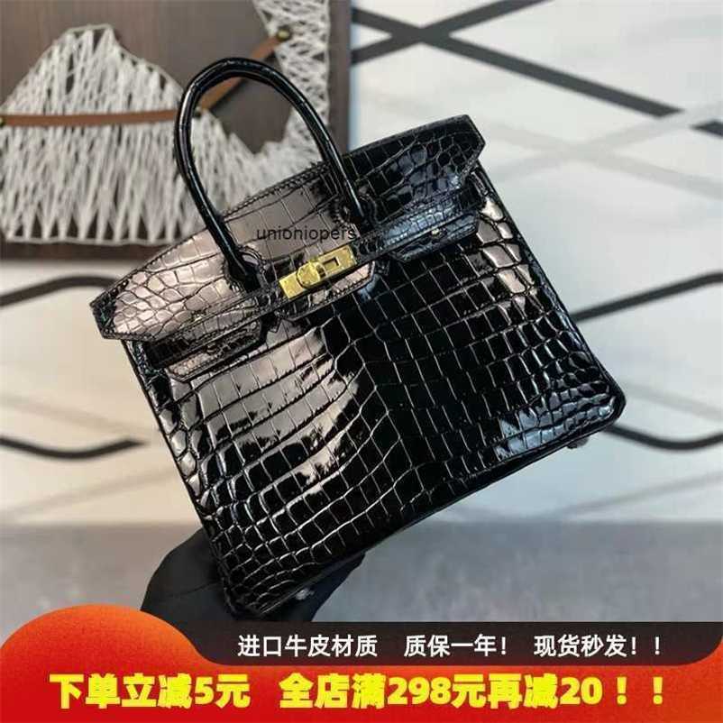 Designers Handbags Birkin Designer Bags Crocodile Leather Women's Handbag Large Capacity 2023 New Fashion One Shoulder Diagonal Ayw, Black 25cm
Designers Handbags Birkin Designer Bags Crocodile Leather Women's Handbag Large Capacity 2023 New Fashion One Shoulder Diagonal Ayw, Black 25cm