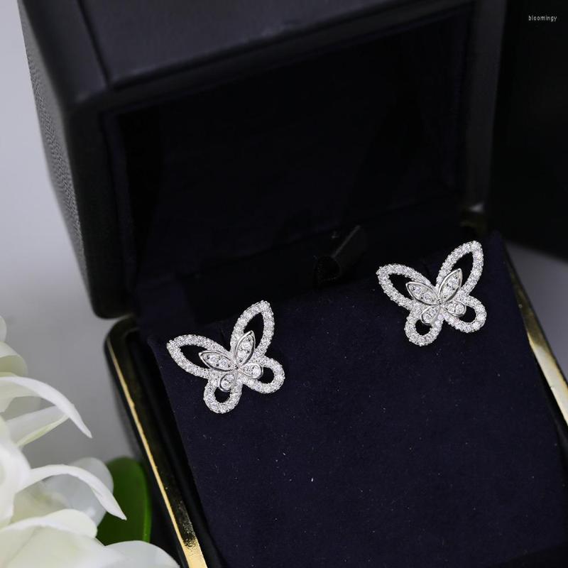 Stud Earrings Fashion Luxury Platinum Butterfly For Women Fine Prom Party Accessories Wedding Gift S925 Sterling Silver Anti Allergy
Stud Earrings Fashion Luxury Platinum Butterfly For Women Fine Prom Party Accessories Wedding Gift S925 Sterling Silver Anti Allergy
