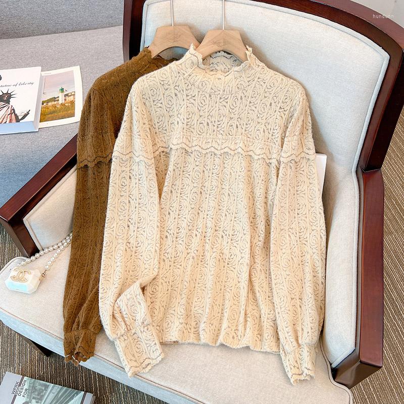 Women's Blouses White Lace Long Sleeved Spring Autumn Top Shirts Fashion 2023 Vintage Clothes For Women Female Clothing Harajuku, Creamy-white
Women's Blouses White Lace Long Sleeved Spring Autumn Top Shirts Fashion 2023 Vintage Clothes For Women Female Clothing Harajuku, Creamy-white