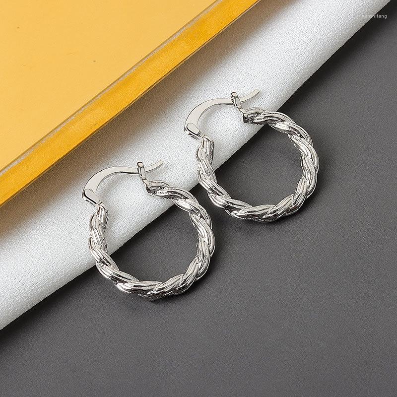 Hoop Earrings CAOSHI Interweave Twist Metal Exquisite Jewelry For Women Engagement Gifts 3 Colors Available Wholesale
Hoop Earrings CAOSHI Interweave Twist Metal Exquisite Jewelry For Women Engagement Gifts 3 Colors Available Wholesale