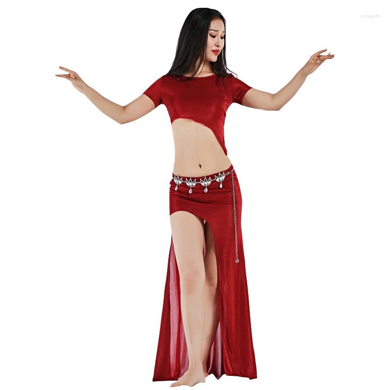 Stage Wear 2023 Women Dance Girls Belly Costume Long Maxi Skirt Side Slit Outfit Elastic Sparkles Asymmetrical Dresses, Pink
Stage Wear 2023 Women Dance Girls Belly Costume Long Maxi Skirt Side Slit Outfit Elastic Sparkles Asymmetrical Dresses, Pink