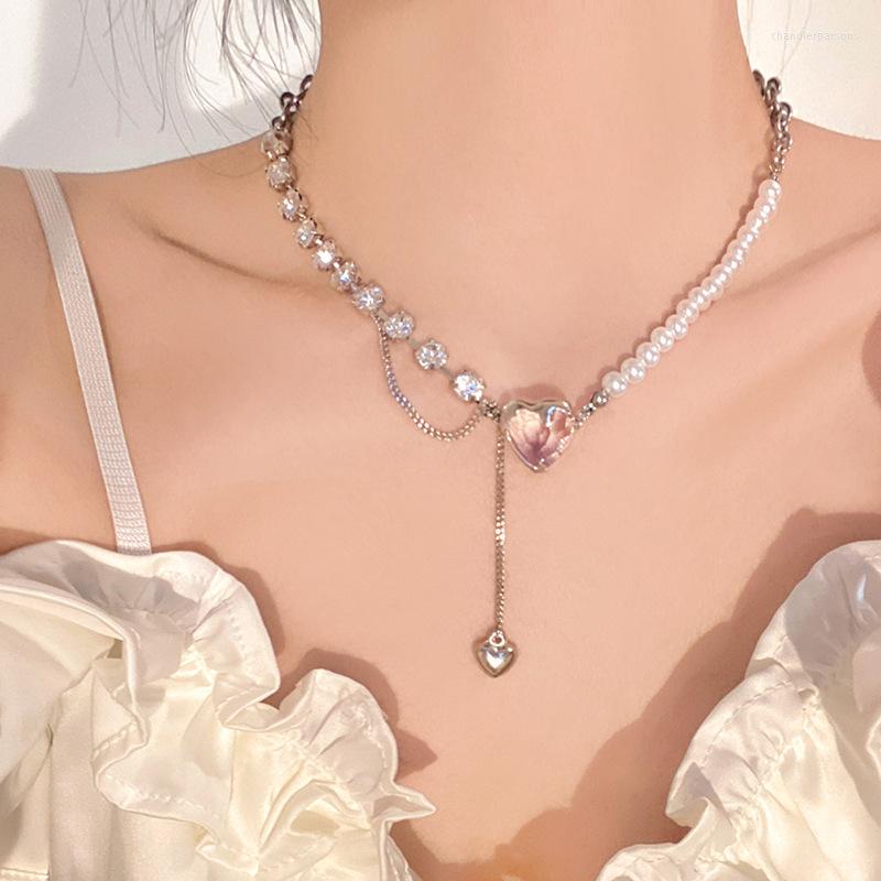 Pendant Necklaces Korean Design Love Heart Tassel Long Chain Charm Pearl Bead Necklace For Women Girls Wedding Party Jewelry Choker Dz122
Pendant Necklaces Korean Design Love Heart Tassel Long Chain Charm Pearl Bead Necklace For Women Girls Wedding Party Jewelry Choker Dz122