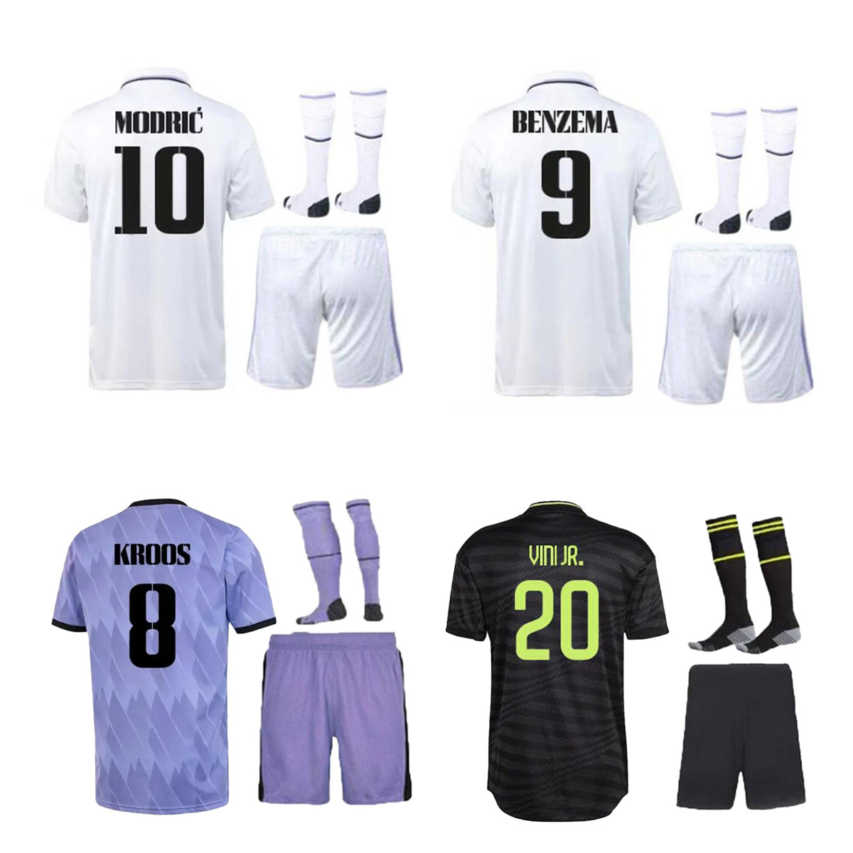 2023 BENZEMA Finals Real Madrids soccer jerseys 22 23 football shirt CAMAVINGA ALABA MODRIC VALVERDE Fourth camiseta men and kids 2022 uniforms VINI JR TCHOUAMENI, Away
2023 BENZEMA Finals Real Madrids soccer jerseys 22 23 football shirt CAMAVINGA ALABA MODRIC VALVERDE Fourth camiseta men and kids 2022 uniforms VINI JR TCHOUAMENI, Away