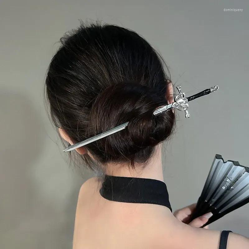 Hair Clips Punk Metal Sword Hairpin Chinese Simple Sticks For Women DIY Hairstyle Design Tools Accessories Drop
Hair Clips Punk Metal Sword Hairpin Chinese Simple Sticks For Women DIY Hairstyle Design Tools Accessories Drop