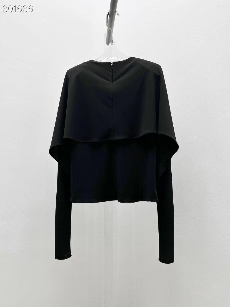 Women' Blouses Fyion High Quality Women' Top Fashion Runway Flowers Blouse Long Sleeves Vacation Summer 2023 Black
Women' Blouses Fyion High Quality Women' Top Fashion Runway Flowers Blouse Long Sleeves Vacation Summer 2023 Black