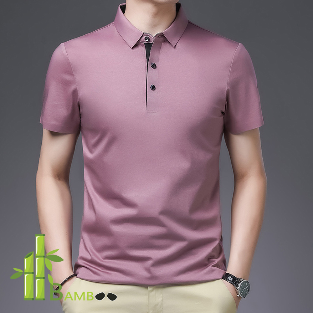 Men's Polos Bamboo Fiber Viscose And Cotton Blend Polo Shirt Men Short Sleeve Collar Seamless T-shirt Summer Thin Lightweight Poloshirt 230317, Blue
Men's Polos Bamboo Fiber Viscose And Cotton Blend Polo Shirt Men Short Sleeve Collar Seamless T-shirt Summer Thin Lightweight Poloshirt 230317, Blue