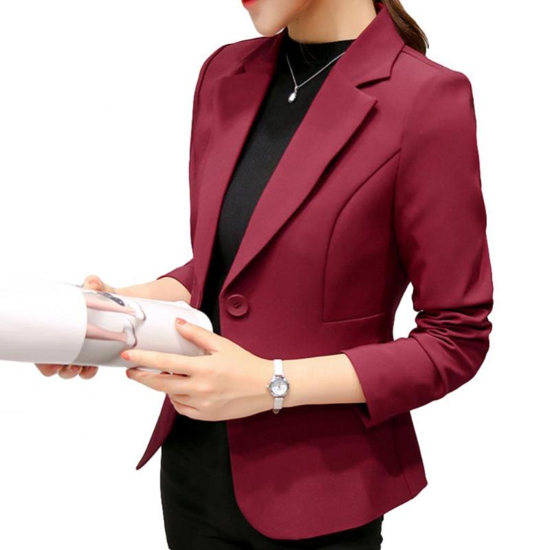 Women' Suits & Blazers Elegant Dress Women Solid Color Long Sleeve One Button Lapel Slims Fit Business Coat Suit JacketWomen, Wine red
Women' Suits & Blazers Elegant Dress Women Solid Color Long Sleeve One Button Lapel Slims Fit Business Coat Suit JacketWomen, Wine red