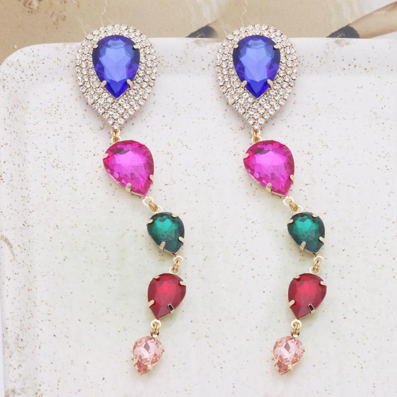 Dangle Earrings Full Shiny Glass Big Luxury Crystal Large Brinco Ear Gorgeous Accessories Wholesale Bridal Jewelry
Dangle Earrings Full Shiny Glass Big Luxury Crystal Large Brinco Ear Gorgeous Accessories Wholesale Bridal Jewelry