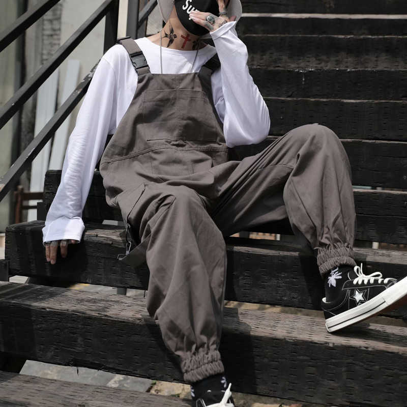 Men's Tracksuits Men Jumpsuits Solid Color Loose Streetwear Fashion Bib Pants Multi-pockets Susperders 2021 Casual Men Cargo Overalls 2XL L230317, Gray
Men's Tracksuits Men Jumpsuits Solid Color Loose Streetwear Fashion Bib Pants Multi-pockets Susperders 2021 Casual Men Cargo Overalls 2XL L230317, Gray