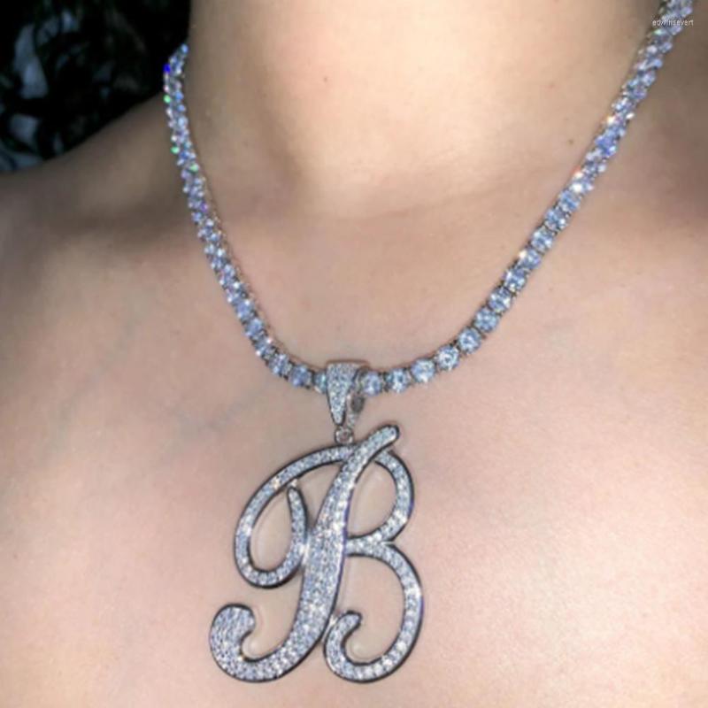 Chains Hip Hop Shine Crystal Cursive Name Initial Letter Necklace For Women Iced Out Bling Zircon Tennis Chain Wedding Jewelry
Chains Hip Hop Shine Crystal Cursive Name Initial Letter Necklace For Women Iced Out Bling Zircon Tennis Chain Wedding Jewelry