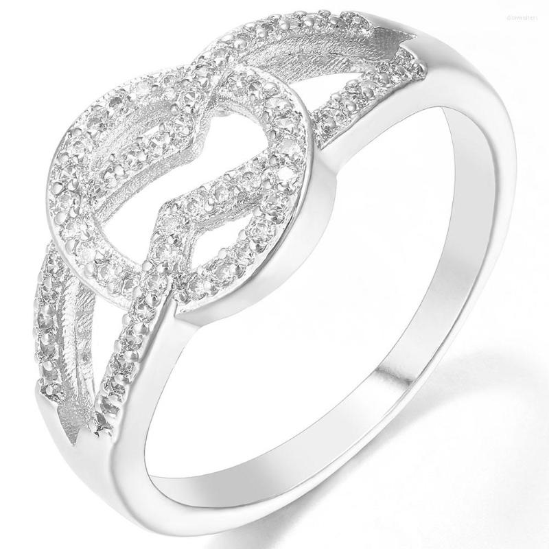 Wedding Rings Exquisite Silver Color Rhinestones Inlaid Female Fashion Geometric Design Charm Finger Jewelry Party Ring
Wedding Rings Exquisite Silver Color Rhinestones Inlaid Female Fashion Geometric Design Charm Finger Jewelry Party Ring