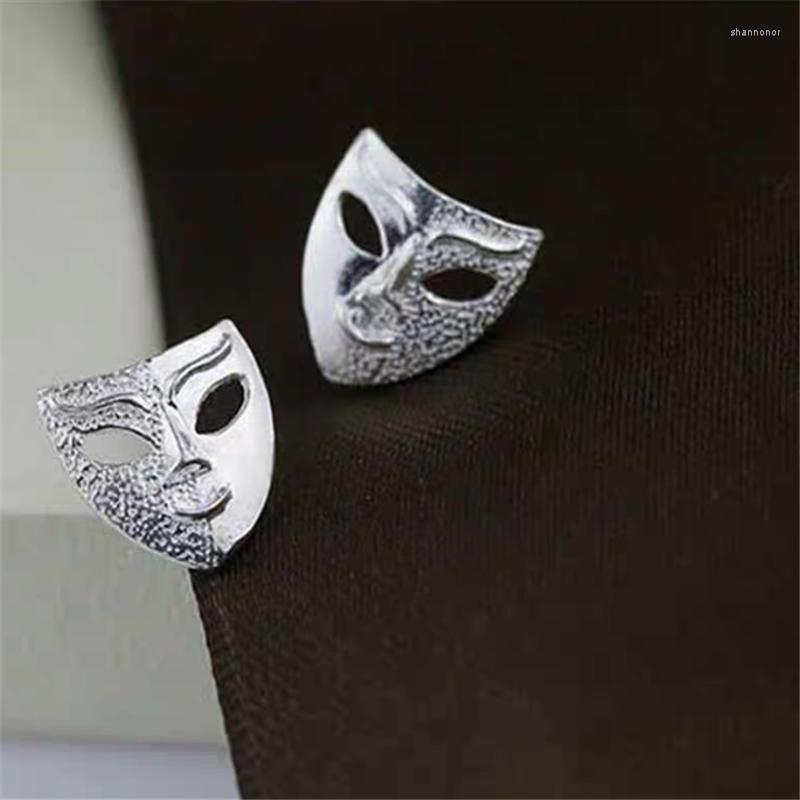 Stud Earrings Creative 925 Sterling Silver Personalized Male And Female Masks For Women Jewelry Accessories
Stud Earrings Creative 925 Sterling Silver Personalized Male And Female Masks For Women Jewelry Accessories