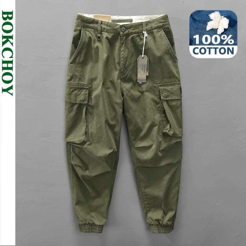 Men's Pants Spring 100% Cotton Casual Cargo for Solid Color Big Pocket Trousers Streetwear AZ304 230317, Khaki
Men's Pants Spring 100% Cotton Casual Cargo for Solid Color Big Pocket Trousers Streetwear AZ304 230317, Khaki