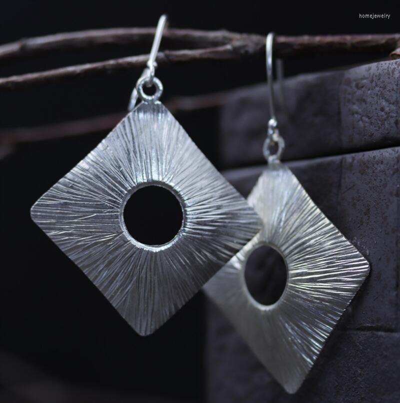 Dangle Earrings Original Jewelry Man Made Square 925 Sterling Silver Women Exaggerated Ethnic Style
Dangle Earrings Original Jewelry Man Made Square 925 Sterling Silver Women Exaggerated Ethnic Style