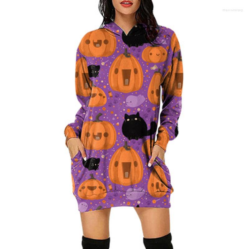 Casual Dresses 2023 European And American Autumn Winter Fashion Halloween Women' Digital Print Hoodie Long Sleeve Dress, Style3
Casual Dresses 2023 European And American Autumn Winter Fashion Halloween Women' Digital Print Hoodie Long Sleeve Dress, Style3