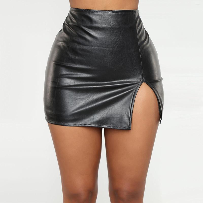 Skirts Women Leather Night Clubwear Sexy Pure Color Pu-leather Zipper Hip Mini Faldas Mujer Moda, Black
Skirts Women Leather Night Clubwear Sexy Pure Color Pu-leather Zipper Hip Mini Faldas Mujer Moda, Black