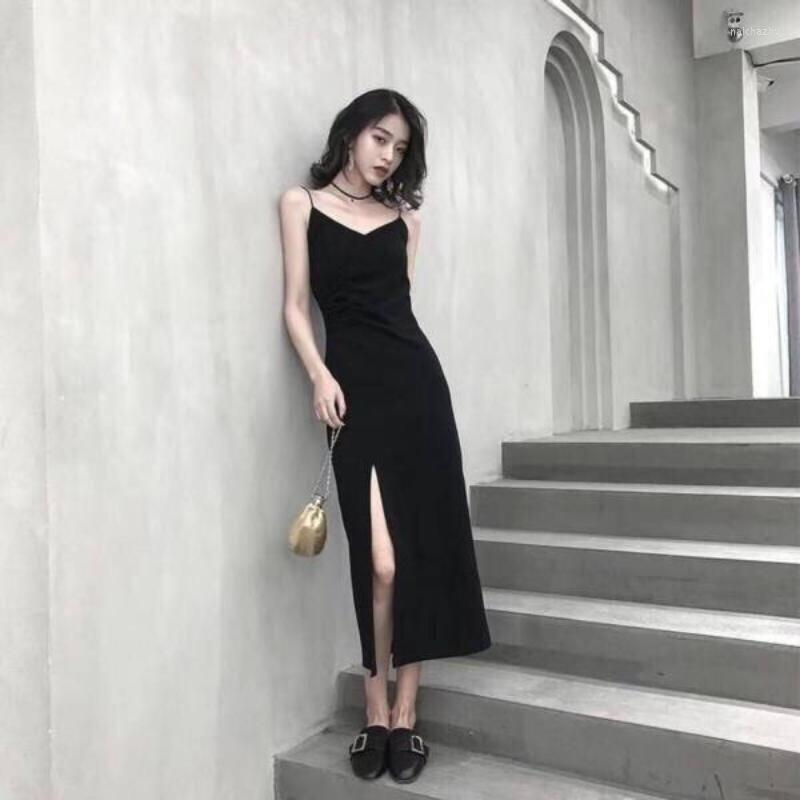 Women's Tanks Strap Dress Women's Kikyo French Slim 2023 Spring Autumn Vintage Split With Underlay Small Black
Women's Tanks Strap Dress Women's Kikyo French Slim 2023 Spring Autumn Vintage Split With Underlay Small Black