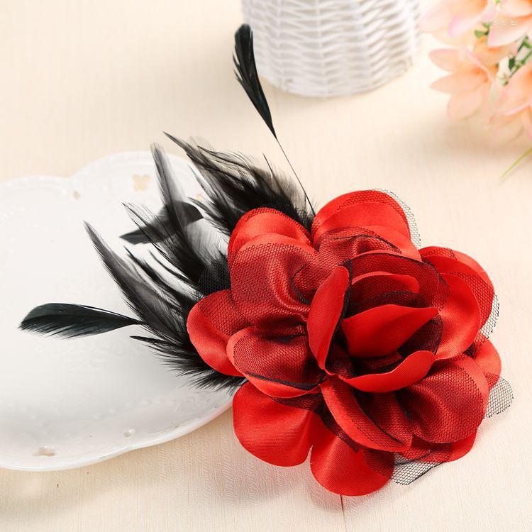 Brooches I-Remiel High-end Feather Corsage Handmade Fabric Flower Brooch Pin For Women Lapel Collar Wedding Clothing & Accessories
Brooches I-Remiel High-end Feather Corsage Handmade Fabric Flower Brooch Pin For Women Lapel Collar Wedding Clothing & Accessories