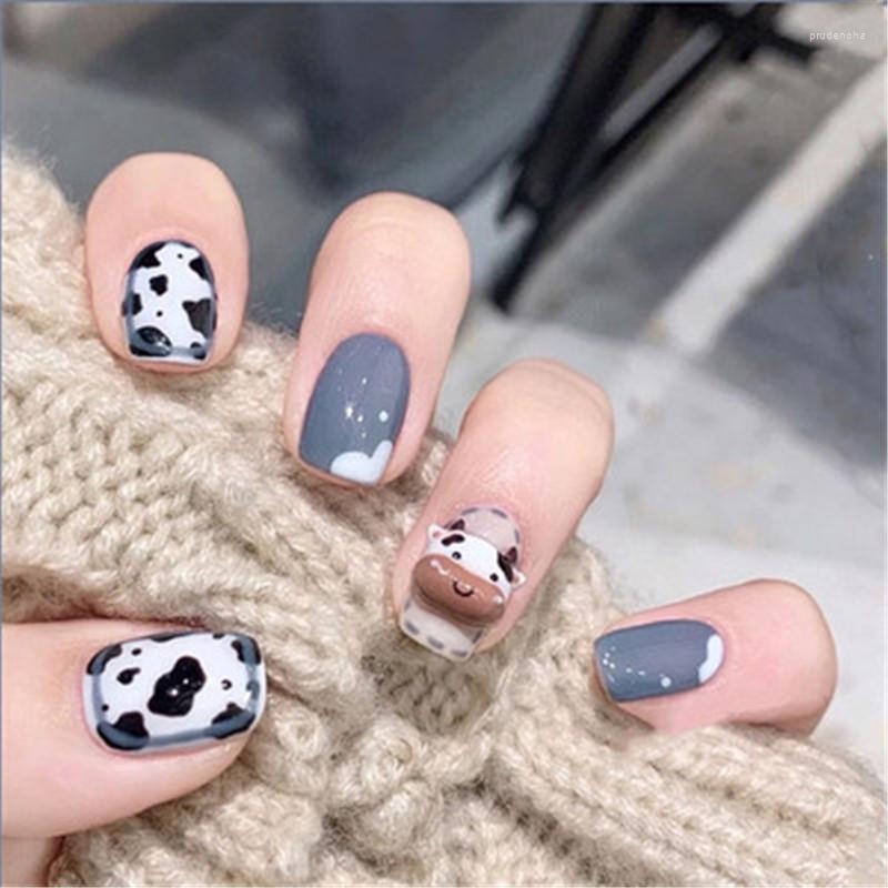 False Nails 24Pcs/Set Sky White Cloud Butterfly Pattern Design Nail French Full Cover Fake With Glue DIY Manicure Art Tools, 1 sheet
False Nails 24Pcs/Set Sky White Cloud Butterfly Pattern Design Nail French Full Cover Fake With Glue DIY Manicure Art Tools, 1 sheet