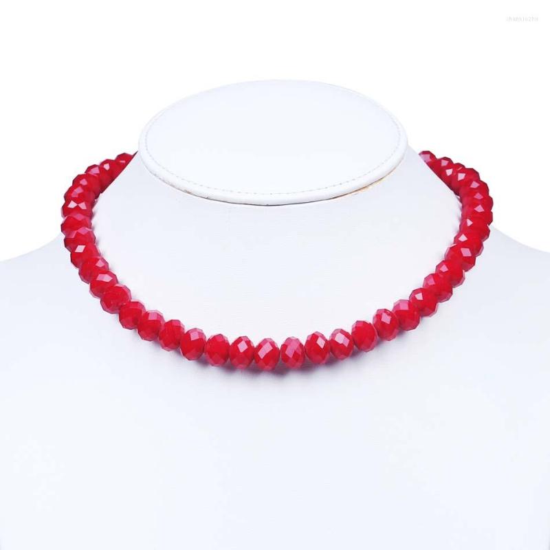 Chains Classic Faceted Red Chain Female Master Choker Imitation Crystal Beads Necklace Jewelry
Chains Classic Faceted Red Chain Female Master Choker Imitation Crystal Beads Necklace Jewelry