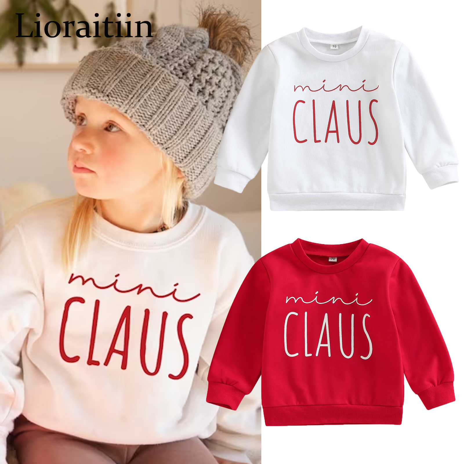 Hoodies Sweatshirts -08-29 Lioraitiin 0-5Years Toddler Girls Boys Christmas Sweatshirts Letter Print Round Neck Long Sleeve Pullovers Casual Top 230317
Hoodies Sweatshirts -08-29 Lioraitiin 0-5Years Toddler Girls Boys Christmas Sweatshirts Letter Print Round Neck Long Sleeve Pullovers Casual Top 230317