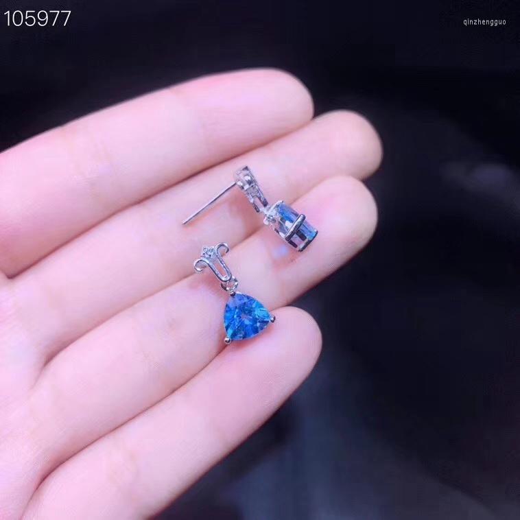 Stud Earrings Jewelry 925 Sterling Silver For Women Natural Topaz Blue Stone Elegant Accessories Gift
Stud Earrings Jewelry 925 Sterling Silver For Women Natural Topaz Blue Stone Elegant Accessories Gift