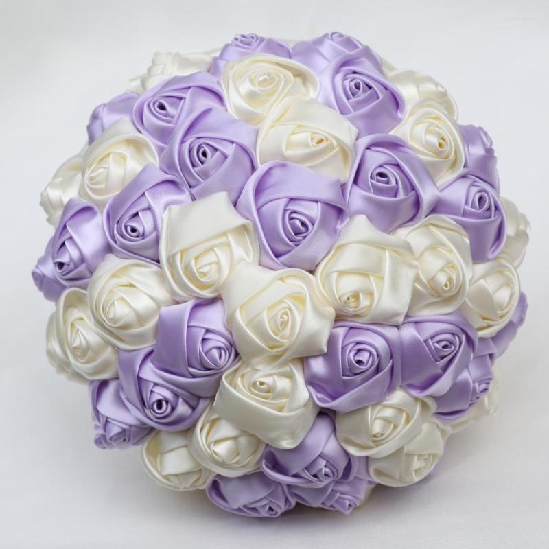 Wedding Flowers Simple 15CM Handmade Satin Rose Romantic Bride Bouquet Bridesmaids Hand Accessories Multicolor Church Decoration
Wedding Flowers Simple 15CM Handmade Satin Rose Romantic Bride Bouquet Bridesmaids Hand Accessories Multicolor Church Decoration
